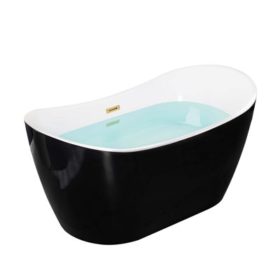 59'' x 29'' Freestanding Soaking Acrylic Bathtub