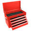 6 rangements à outils verrouillables en métal - rouge pour garage atelier de réparation avec serrure et roulettes-336431261