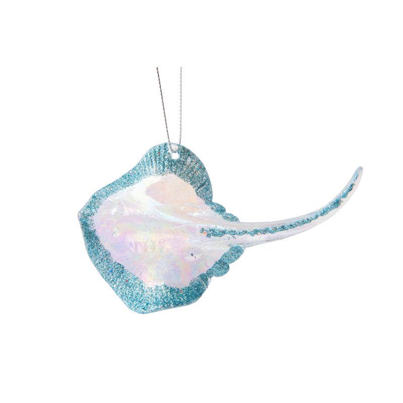 Ornement irisé Stingray - ensemble de 12