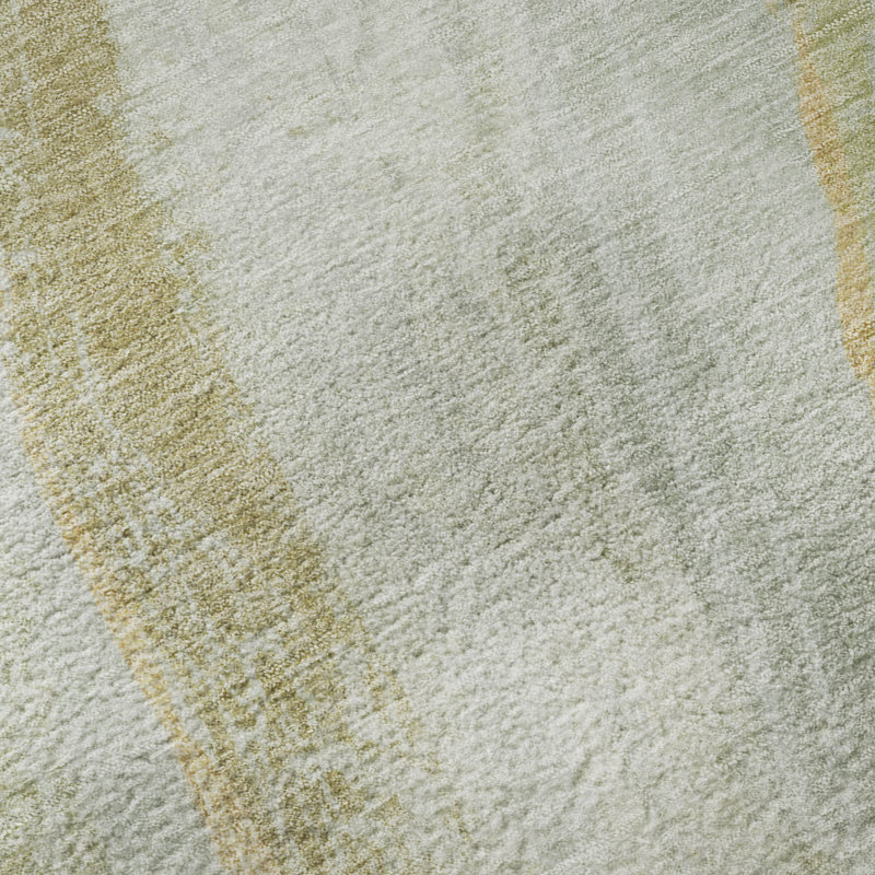 Tapis tourbillon AMF2036 lavable à la machine de qualité supérieure, Rond 8 pi, Sauge