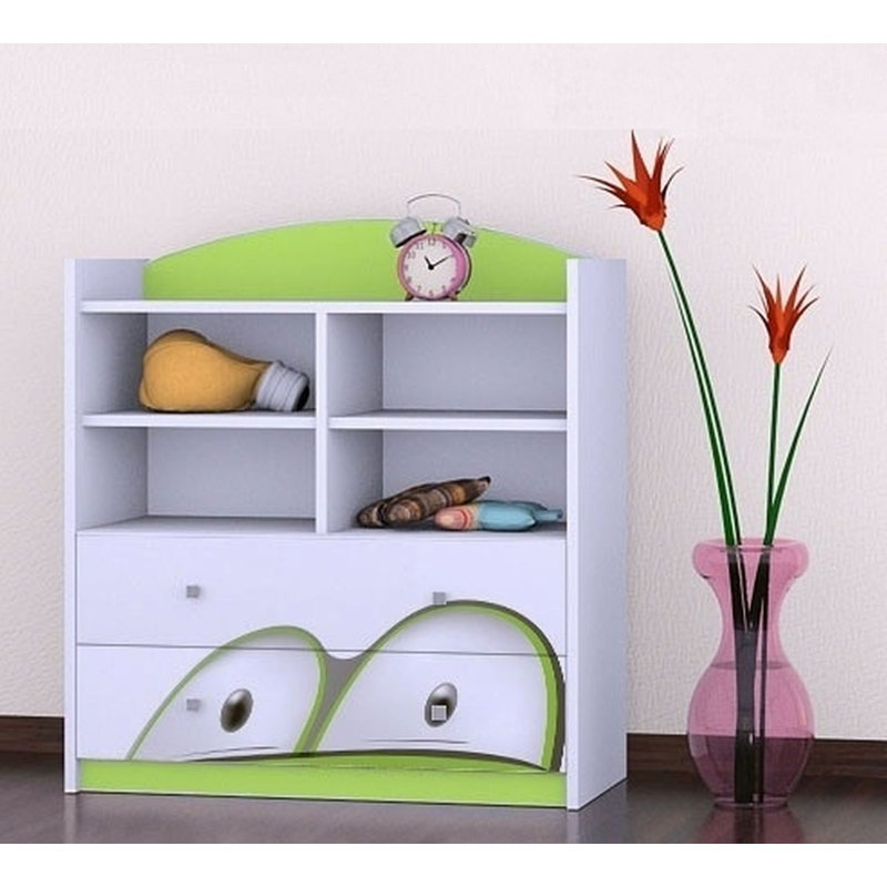Lana 96cm H X 86cm W Kids Cube, Green