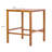 Spacious Patio Tables, Solid Acacia Wood Rustic Bar Style For Dining