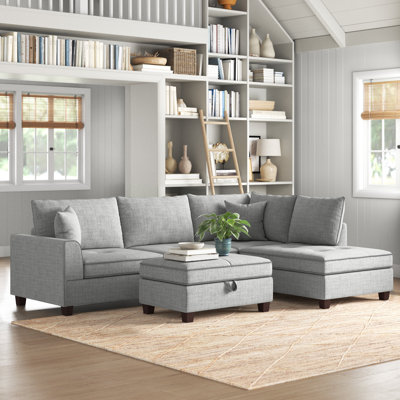Darlington Upholstered L-Shaped Sectional Reversible