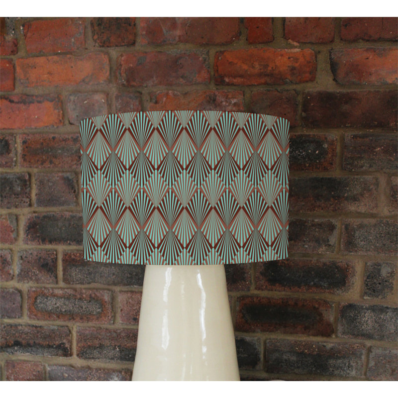 Cotton Drum Lamp Shade ( Uno ), 22cm H x 25cm W x 25cm D