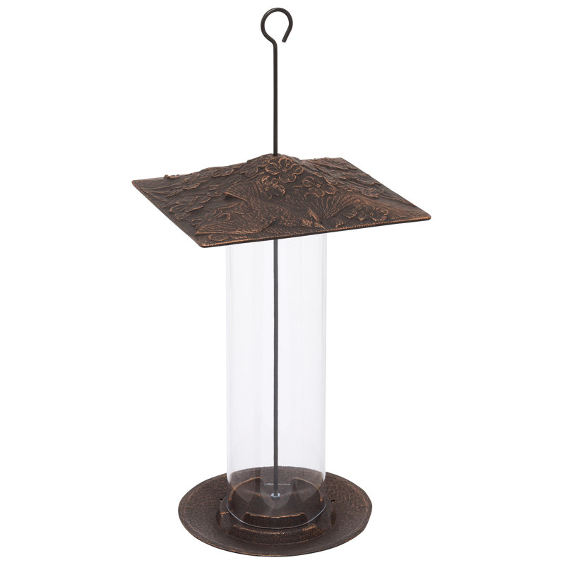 Cardinal Tube Bird Feeder, Oil Rubbed Bronze