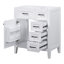Meuble-lavabo de 30 po sans lavabo, base d'armoire seulement, armoire de salle de bain avec tiroirs, structure solide et panneau de fibres à densité moyenne-1365830094-1365830095