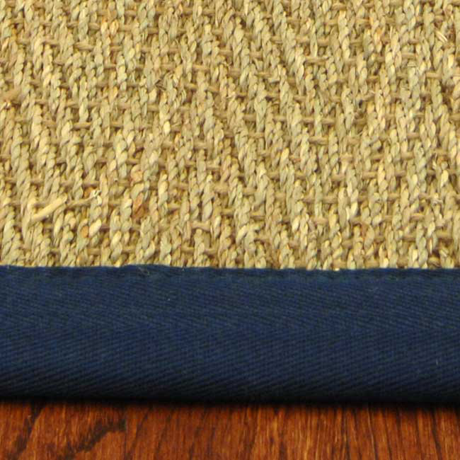 Auckland Natural/Blue Area Rug