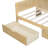 Multi-functional Storage Platform Bed With Desk-667977172-667977169