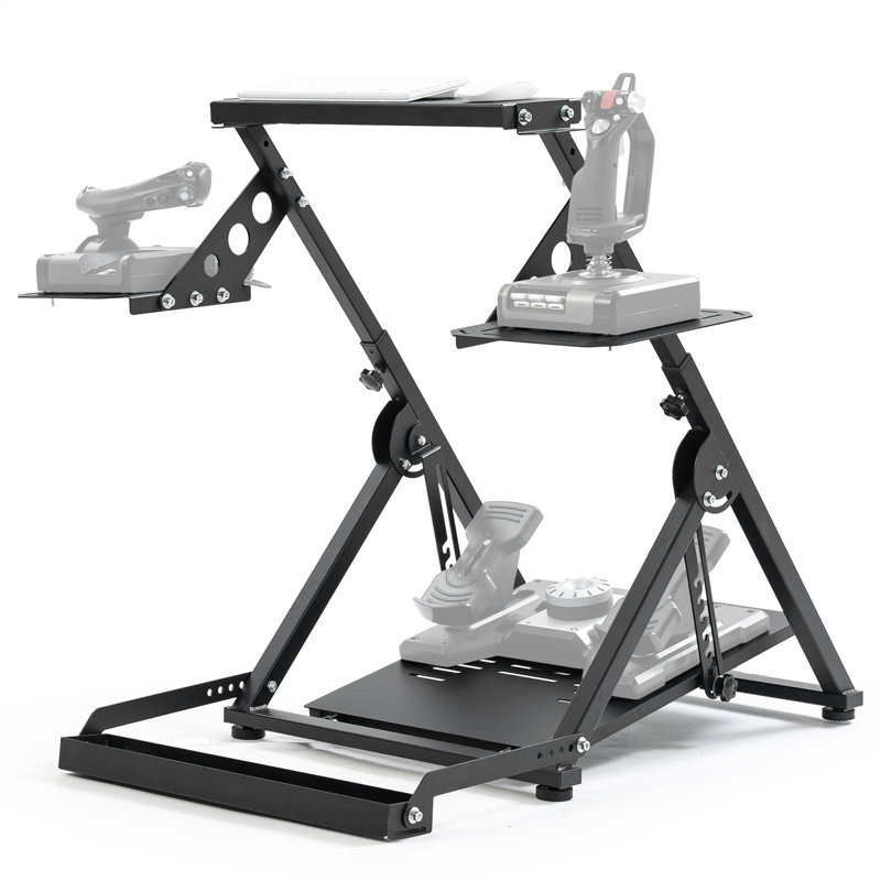 Anman Flight Racing Sim Cockpit Fit Logitech G29 G920 G923 GPRO Thrustmaster, Not Include Steering wheel & Wheels & Pedals and Shifter Handbrake