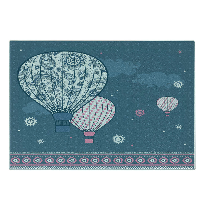 Planche à découper en verre trempé Ambesonne