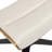Ingrassia 20.5" Genuine Leather Footstool Ottoman, Baja White-721013491