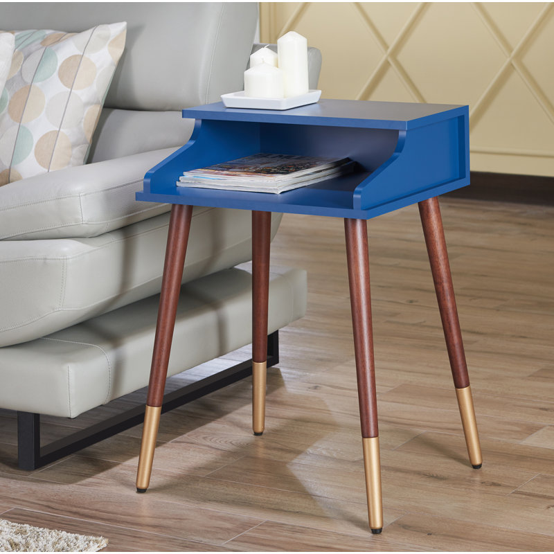 Aliyah End Table, Blue