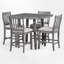Ensemble de salle à manger carré Manhasset L 54,04 po x l 54,04 po avec rallonge-697434421