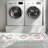 Machine Washable Kitchen Mat with Non-Slip Backing (Set of 3)-1673102039