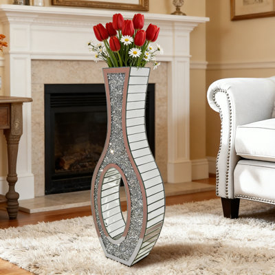 Glass Floor Vase