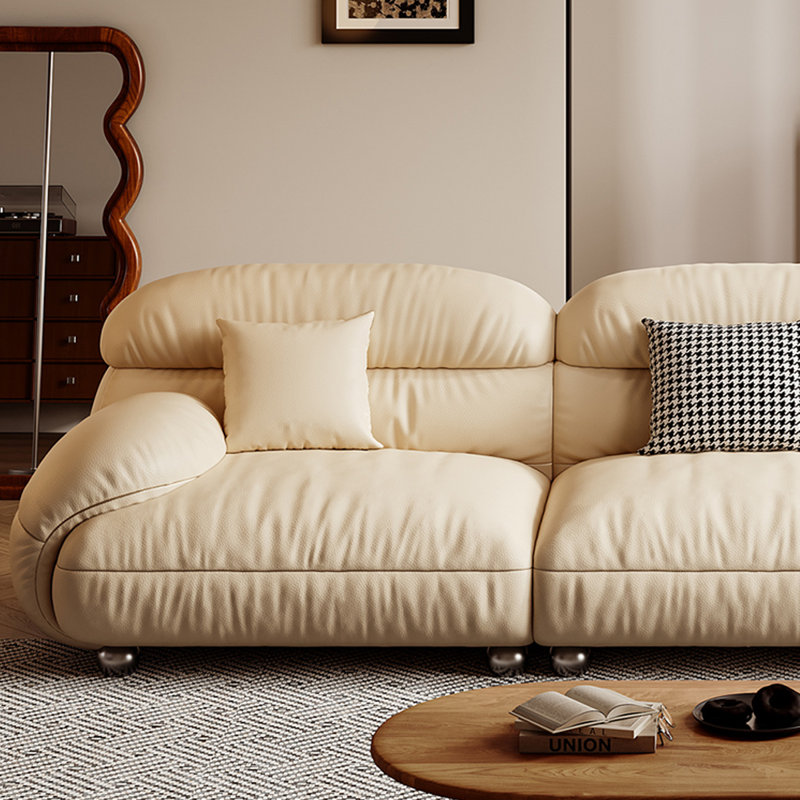 Canapé à rangée droite de style traditionnel chinois, H 33,07 po x l 118,11 po x P 38,18 po, 4