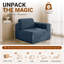 1 Seater Corduroy Sectional-191183730