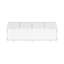 Buffet viennois de 62 po en blanc