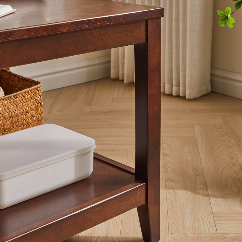 Table de bout carrée en bois massif