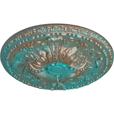 Médaillon de plafond 19 5/8 "x P 3/4" P Amelia (convient aux auvents jusqu'à 2 3/8 ")