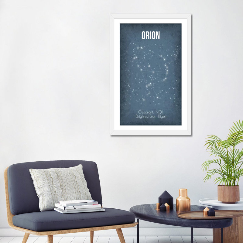 « Orion » par GetYourNerdOn-impression, Blanc, H 32 po x l 24 po x P 1 po, Papier encadré blanc