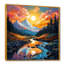 «Sunset Colorful River Mountains Horizon III», art mural fruits-873506059-873506058