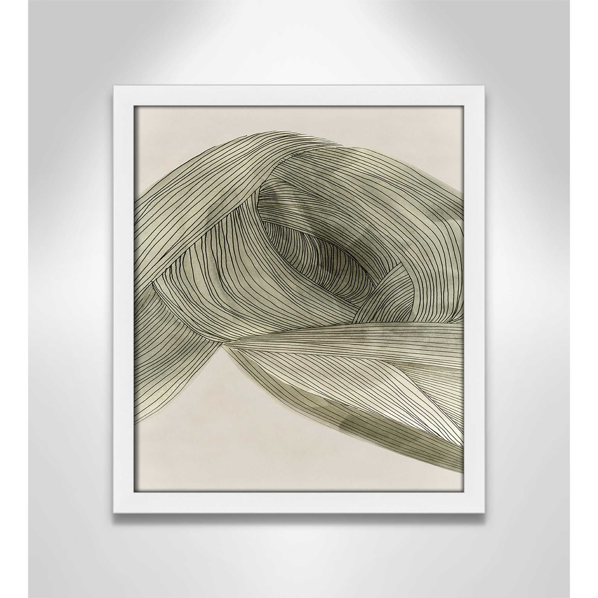 Dreaming In Pastel I, 15" H x 13" W x 0.75" D, Satin White