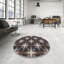 Tapis décoratif brune Saltz-473549166
