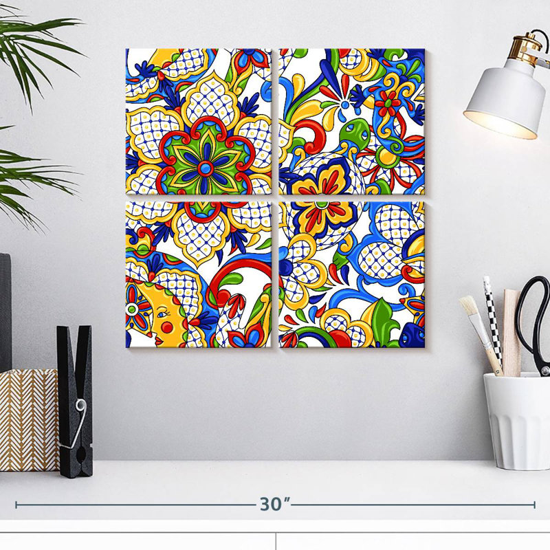 Fleurs de Kerner Talavera audacieuses Kerner, H 18 po x l 18 po