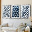 Indigo Memory IV - reproduction encadrée sur mesure de qualité supérieure mate - 3 pièces