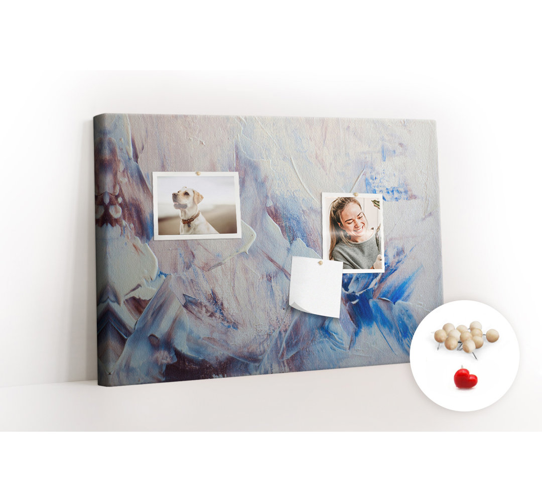 Wall Mounted bulletin board print decorative wall message pin boards home office corkboard Brush movements