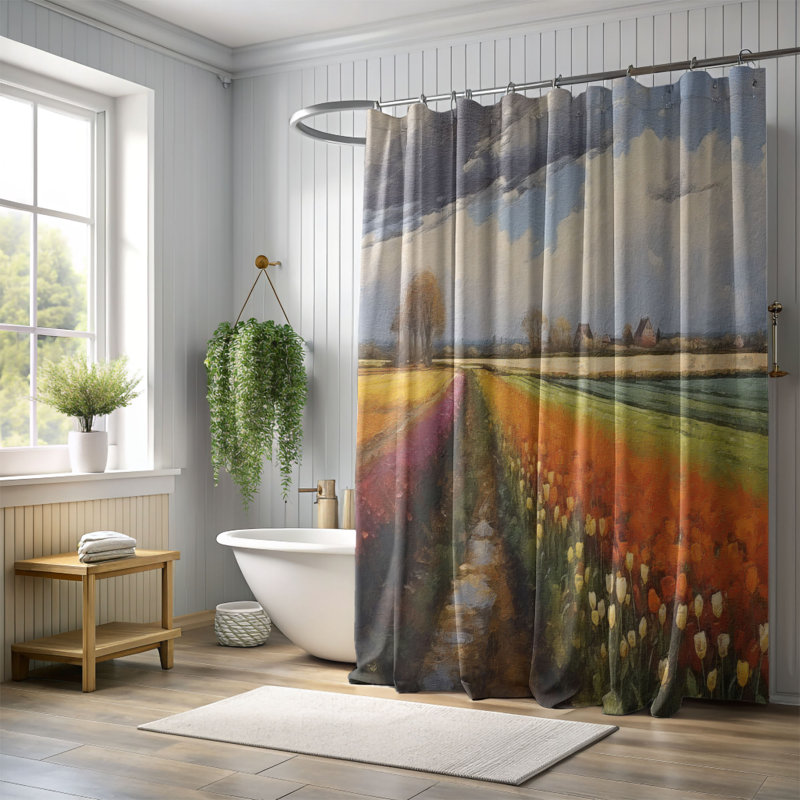 Rideau de douche Franklen, H 74 po x l 71 po