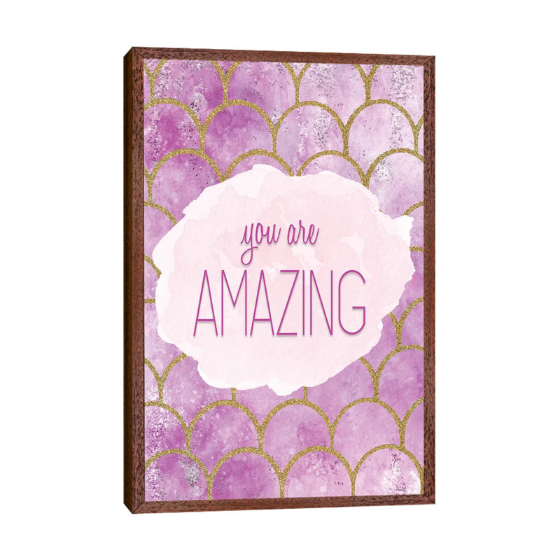 You Are I by Kimberly Allen - Print on Canvas, Classic Brown Wood Framed, 66.04cm H x 45.72cm W x 3.81cm D