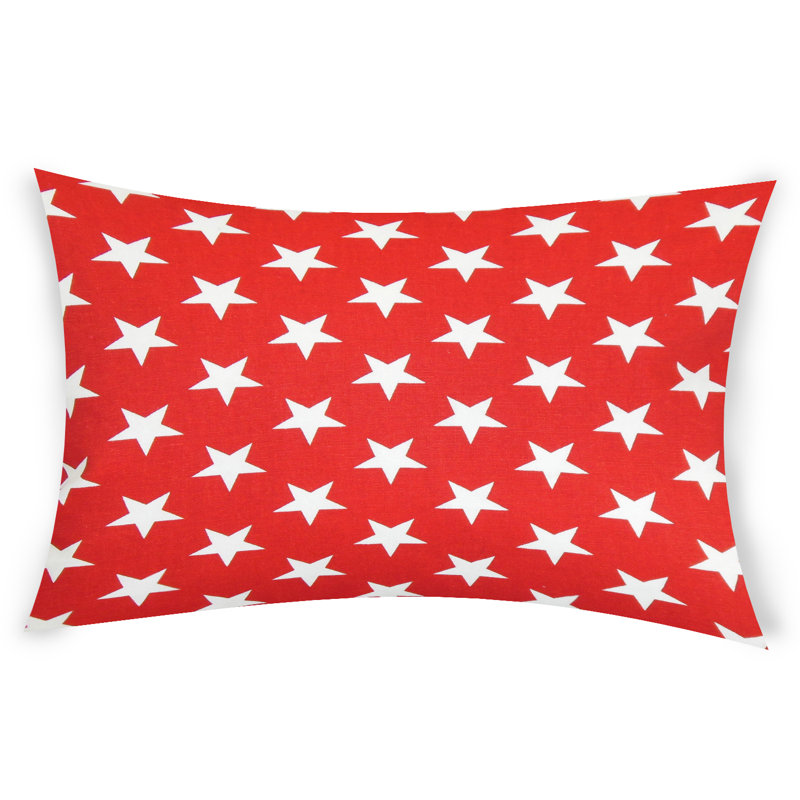  Housse et insert rectangulaires en coton, Rouge, 14 po x 36 po