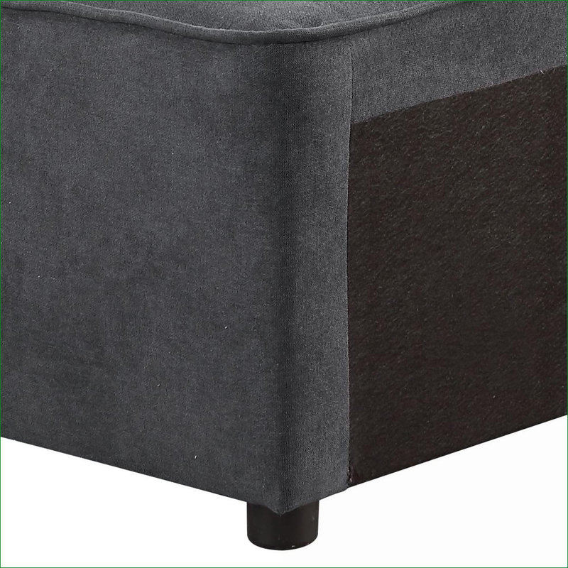 Fauteuil d'appoint rembourré à dossier lâche gris ardoise pour adultes, salon pour chambre à coucher