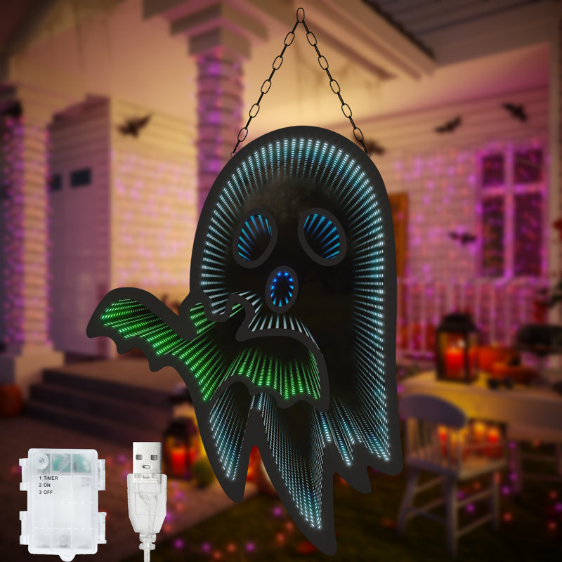 Miroir d'Halloween fantôme Infinity