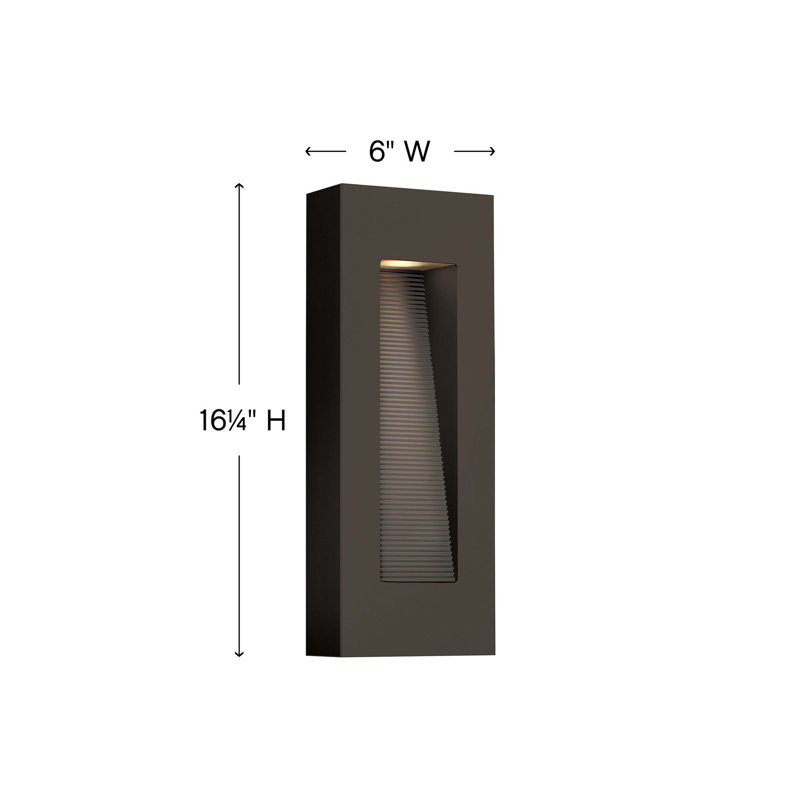 Luna 2 Light Outdoor Flush Mount, LED, Titanium, Medium