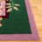 Phaong Hand Tufted Wool/Cotton Floral Rug in Purple/Green-968216378