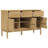 Ebern Designs Sideboard FLORO 44.9"X16.9"X29.1" Solid Wood Pine-291235256