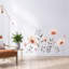 Adhésif décoratif fleurs délicates
