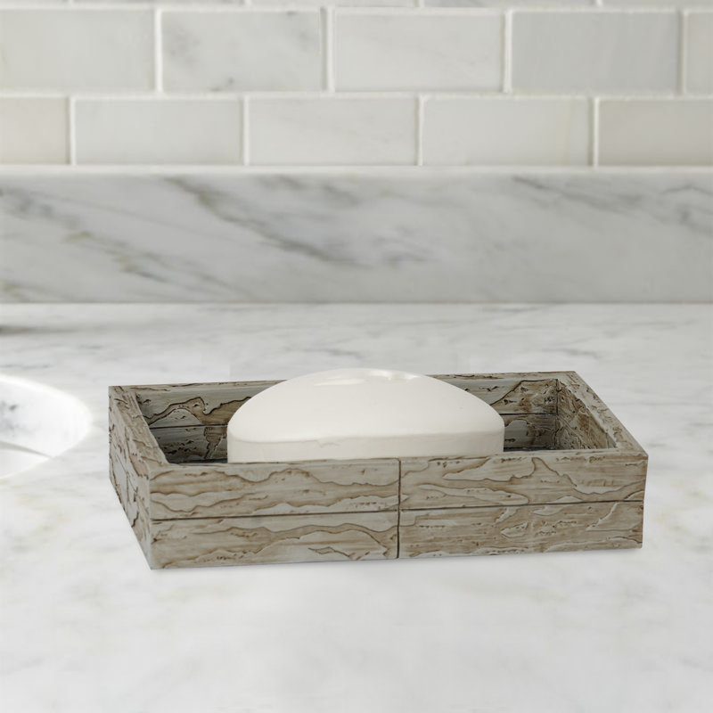  Porte-savon antique en pierre rustique