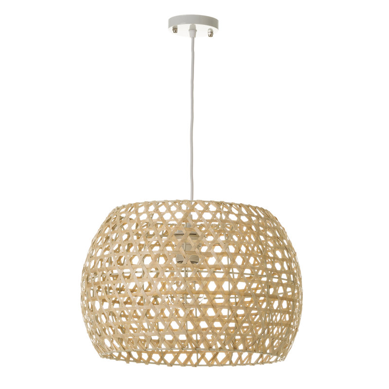 Seth 1 - Light Cage Pendant, Cream, Cream