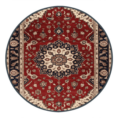 Machine Washable Persian Black Area Rug