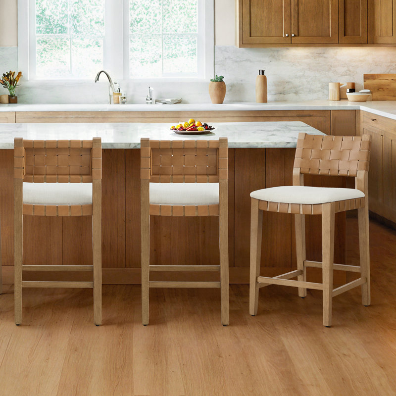Solid Wood Counter Stool, 2