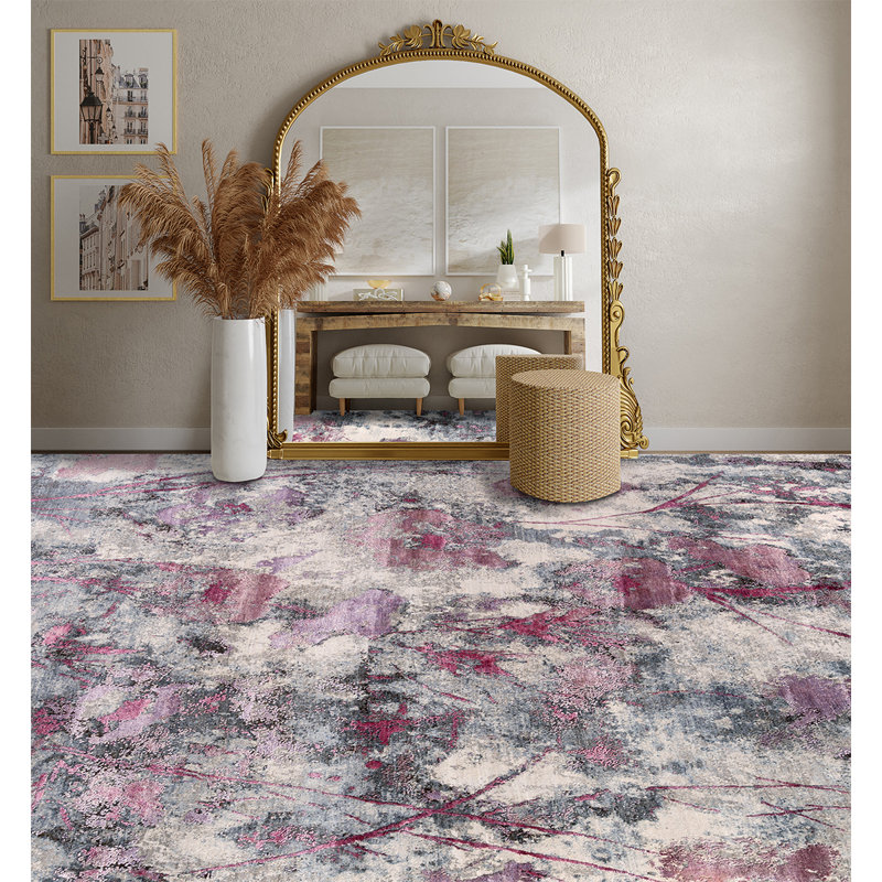 Floral Area Rug, Rectangle 2' x 3'