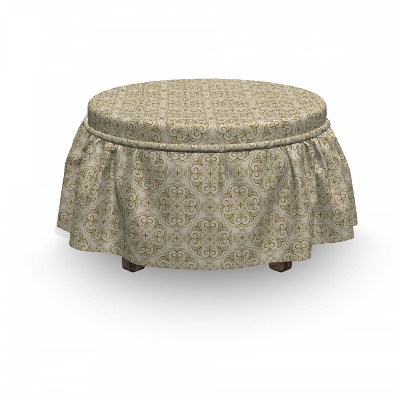 Box Cushion Ottoman Slipcover