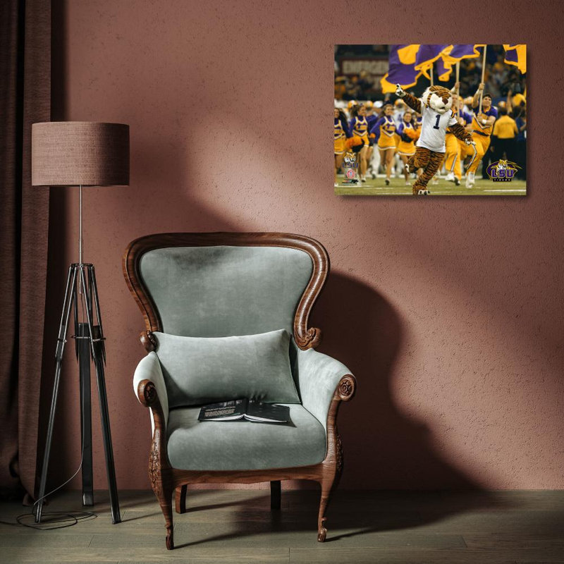 Louisiana State University, LSU, mascotte du tigre, H 14 po x l 18 po