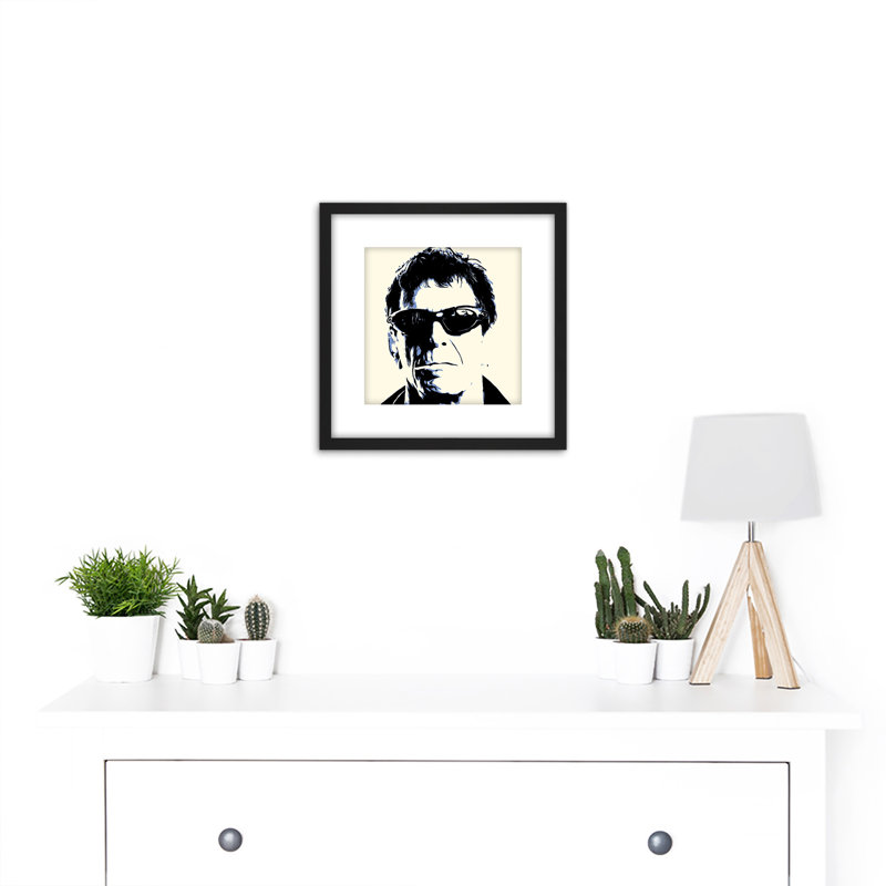 Lou Reed Smoking Musician Rock Star Legend - Single Picture Frame Art Prints
