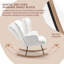 Solid + Manufactured Wood/Iron Rocking Chair-1708616331