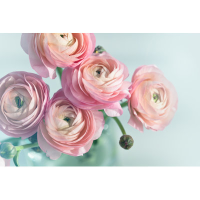 " A Bouquet Of Pink Roses In A Vase " by Duchesseart